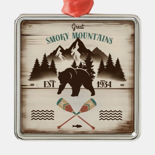 Grote Smoky Mountains, TN beer Metalen Ornament (Voorkant)
