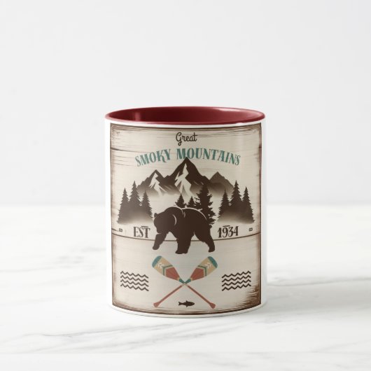 Grote Smoky Mountains, TN beer Mok (Midden)