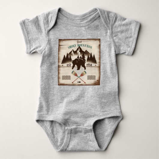 Grote Smoky Mountains, TN beer Romper (Voorkant)