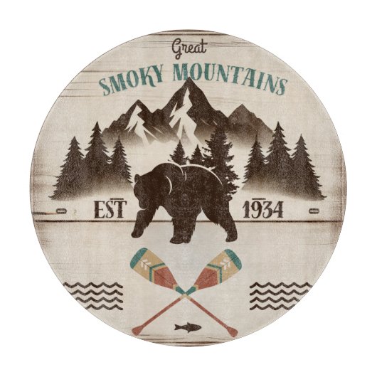 Grote Smoky Mountains, TN beer Snijplank (Voorkant)
