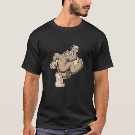 Grote Sneaky Foot T-shirt (Voorkant)