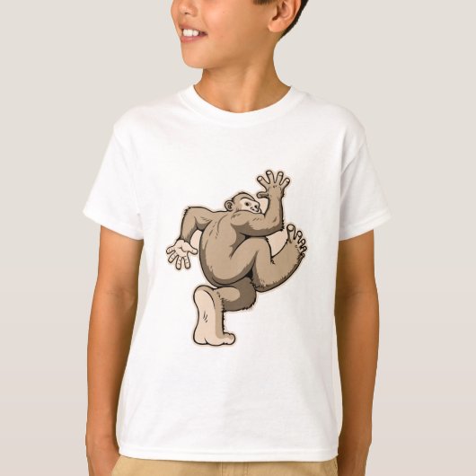 Grote Sneaky Foot T-shirt (Voorkant)