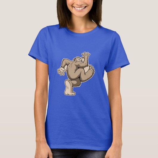 Grote Sneaky Foot T-shirt (Voorkant)