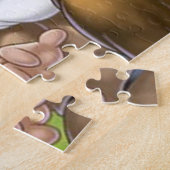 Grote sneeuw wit legpuzzel (Zijkant)