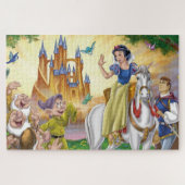 Grote sneeuw wit legpuzzel (Horizontaal)