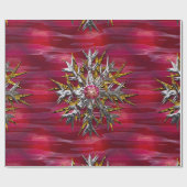 Grote sneeuwvlok boven Parijs, 15 meter Cadeaupapier (Vlak)