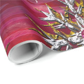 Grote sneeuwvlok boven Parijs 2 Gespecialiseerd Cadeaupapier (Rol Hoek)