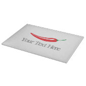 Grote snijplaat van opgerolde Spaanse peper Snijplank (Hoek)