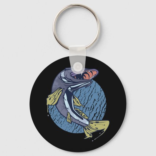 Grote snoek vis sleutelhanger (Voorkant)