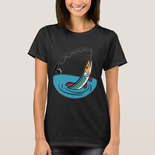 Grote snoekvangst t-shirt (Voorkant)