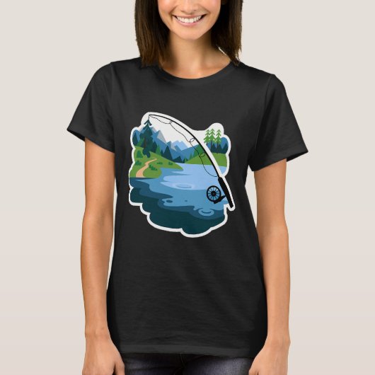 Grote snoekvangst t-shirt (Voorkant)