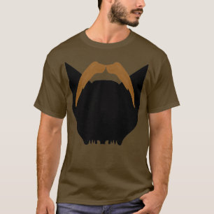 Grote snor en grote baard 1 t-shirt