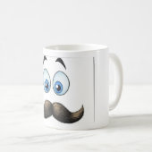 grote snor koffiemok (Voorkant rechts)