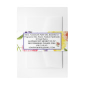 grote SOAP BAND PAS Invitation Belly Band AAN Uitnodigingen Wikkel (Voorkant Voorbeeld)