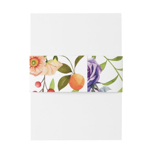 grote SOAP BAND PAS Invitation Belly Band AAN Uitnodigingen Wikkel (Achterkant Voorbeeld)