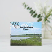 Grote sombere moeras - Virginia Briefkaart (Staand voorkant)