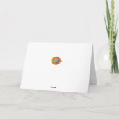 Grote spatie notecard met tractor kaart (Achterkant)