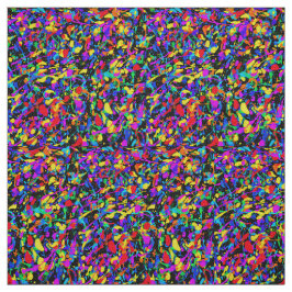 Grote spatten - ivoorkleurige linnen stof