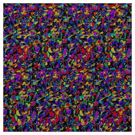 Grote Spatten - Natuurlijke Linnen Stof (Swatch)