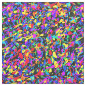 Grote Spatten - Polyester Weefselstof Stof (Close Up)