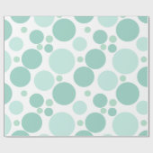 Grote speelse geometrische cirkels cadeaupapier (Vlak)