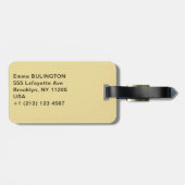 Grote Sphinx van Giza met Khafre-piramide - Egypte Bagagelabel (Achterkant horizontaal)