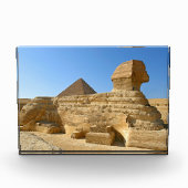Grote Sphinx van Giza met Khafre-piramide - Egypte Fotoblokken (Voorkant)