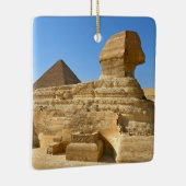 Grote Sphinx van Giza met Khafre-piramide - Egypte Keramisch Ornament (Rechts)