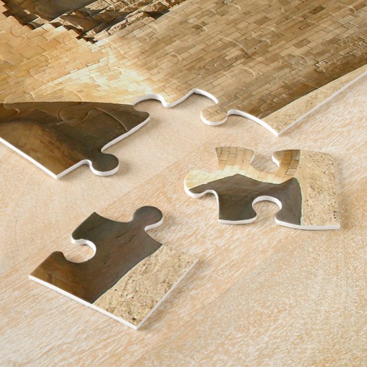 Grote Sphinx van Giza met Khafre-piramide - Egypte Legpuzzel (Zijkant)