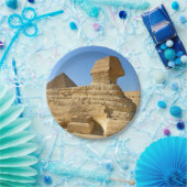 Grote Sphinx van Giza met Khafre-piramide - Egypte Papieren Bordje (Feest)