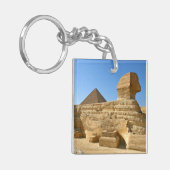 Grote Sphinx van Giza met Khafre-piramide - Egypte Sleutelhanger (Voorkant Links)