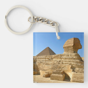 Grote Sphinx van Giza met Khafre-piramide - Egypte Sleutelhanger