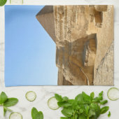 Grote Sphinx van Giza met Khafre-piramide - Egypte Theedoek (Gevouwen)