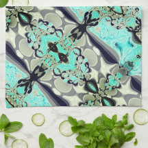 Grote spiegels van aquamarine en grijze schoppen