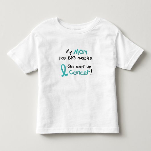 Grote spieren BLAUWGROEN (mama) Kinder Shirts (Voorkant)