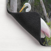 Grote spijt dominantie over Roseate Spoonbill. Muismat (Hoek)