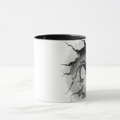 Grote spin in een web mok (Midden)