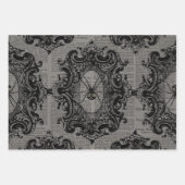 Grote spin op donkergrijs inpakpapier vel (Voorkant 2)