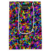 Grote Splatter - Cadeauzak Medium Cadeauzakje (Achterkant)