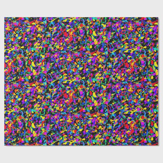 Grote Splatter - Inpakpapier (Vlak)