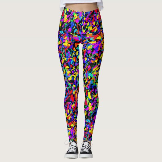 Grote Splatter - Leggings (Voorkant)