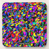 Grote Splatter - Plastic Onderzetter (Voorkant)