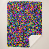 Grote Splatter - Sherpa Deken (Voorkant)