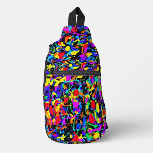 Grote Splatter - Sling Bag (Voorkant)
