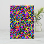 Grote Splatter - Wenskaart Feestdagenkaart (Staand voorkant)