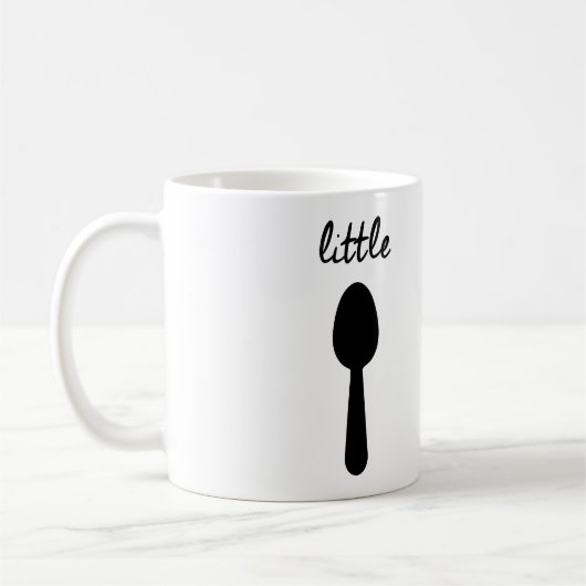 GROTE SPOON LITTLE SPOON COFFEE MOK SET #2 (Links)