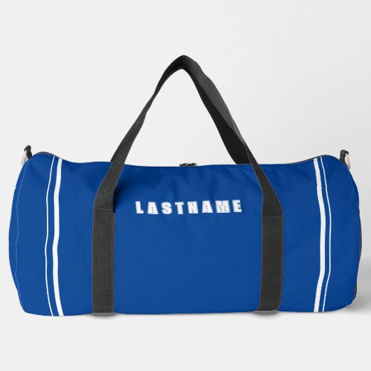 Grote sport plunjezak | Aangepaste naam en nummer (Voorkant)