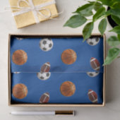 Grote sportthema tissuepapier (Geschenk)