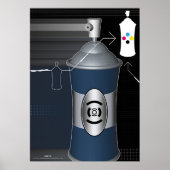 grote spray poster (Voorkant)