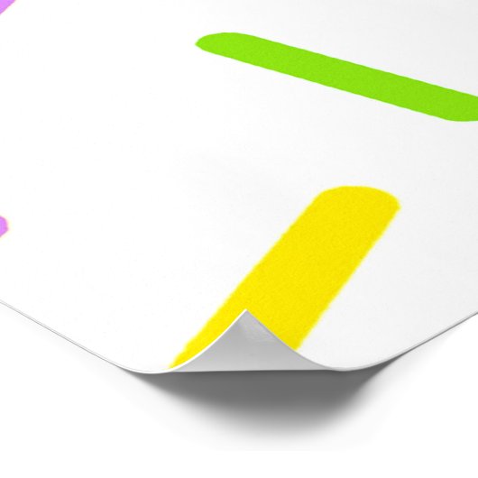 Grote Sprinkles Party Achtergrond Poster (Hoek)